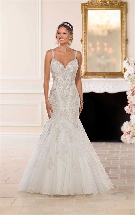 Trumpet Wedding Dress with Decadent Beading - 6606 | Stella york wedding dress, Trendy wedding ...