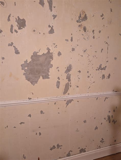 Painting over old painted and wallpapered wall : r/DIYUK