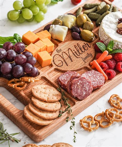 USA Made Personalized Charcuterie Board Engraved - Custom Charcuterie ...