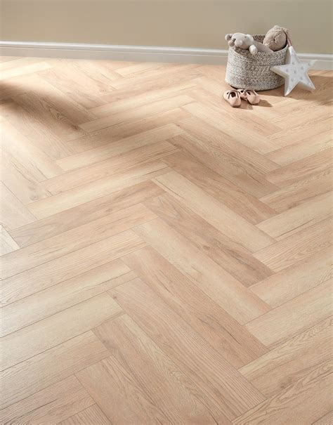 Herringbone Oak Effect Laminate Flooring - Flooring Ideas