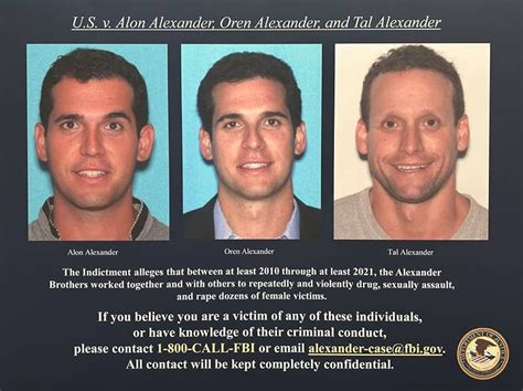 Real estate tycoons the Alexander brothers arrested on federal sex ...