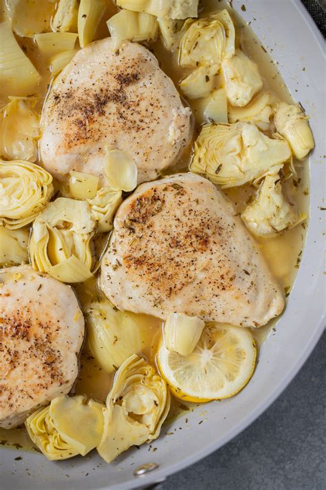 Lemon Artichoke Chicken Recipe | The Clean Eating Couple