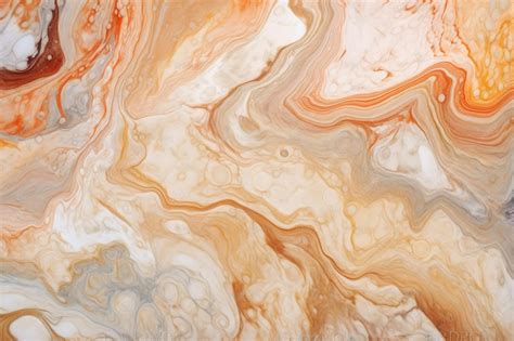Premium AI Image | A marble texture with a brown and orange swirl pattern.