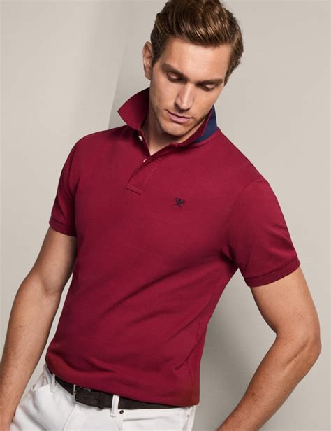 Men’s Red Polo Shirts at M&S