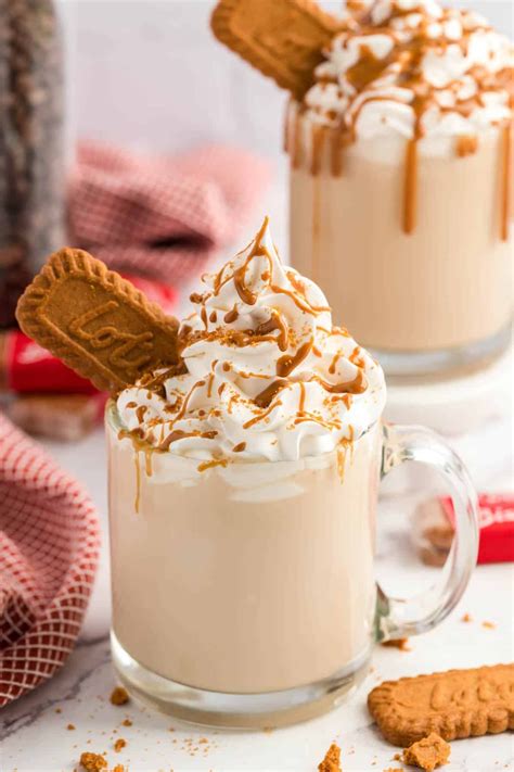 A Biscoff Cookie Butter Latte is a coffee drink made with cookie butter ...