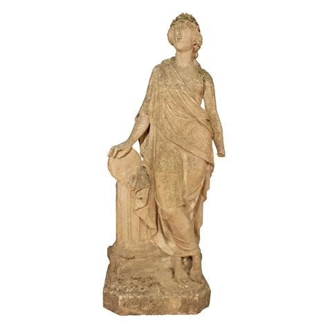 Graux Marly Large Bronze Statue of a Classical Female Figure, 19th Century For Sale at 1stDibs
