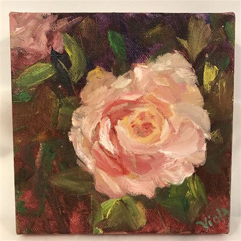 Rose Oil Painting at PaintingValley.com | Explore collection of Rose ...