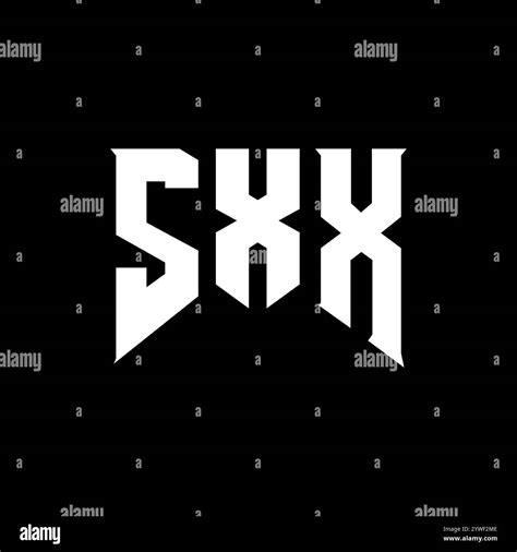 SXX letter logo design for technology company. SXX logo design black ...