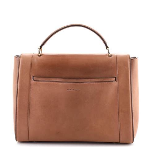 Salvatore Ferragamo Sofia Rainbow Saddle Bag Leather Medium at 1stDibs ...