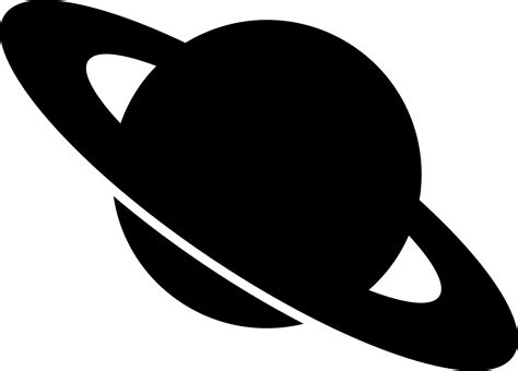 Saturn Clip Art Clipartfest - Clipart Saturn Black And White - Png ...