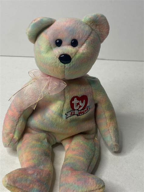 Ty Celebrate the 15th Anniversary Bear Beanie Baby Plush Bear 8" Tall ...