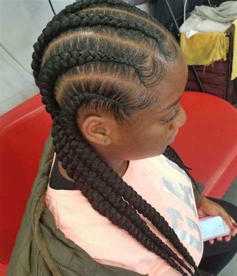 6 straight back braids online