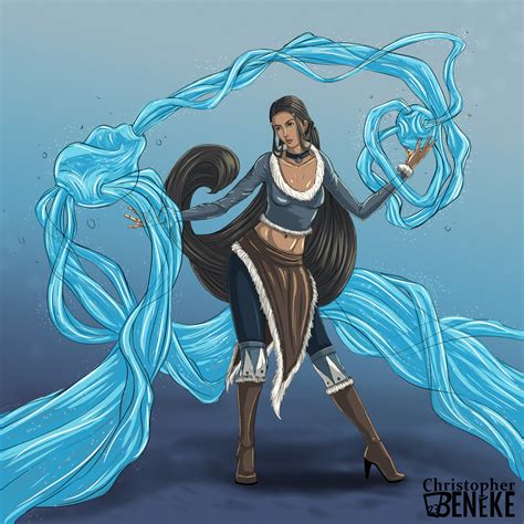 ArtStation - Adult Katara (Avatar the last airbender) Fanart concept