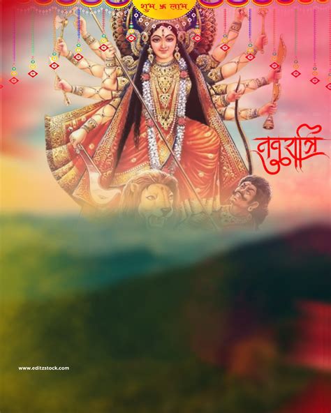 Happy Navratri Maa Durga Puja Cb Editing Background Download