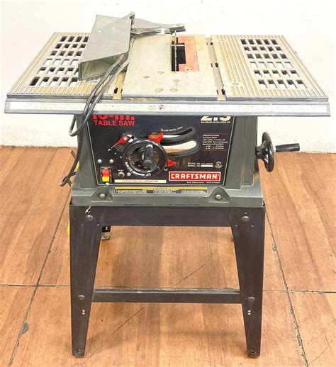 Lot - Craftsman 10in. Table Saw On Stand