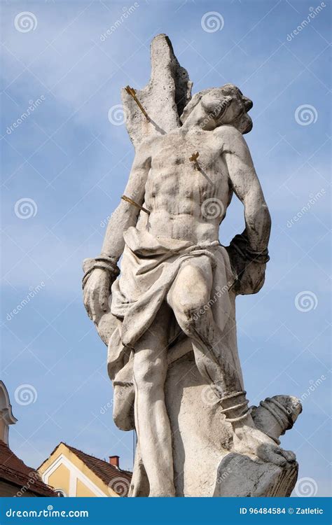Saint Sebastian stock photo. Image of figurine, historic - 96484584