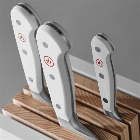 Wusthof Classic White 6pc Design Knife Block Set with Bread Knife ...
