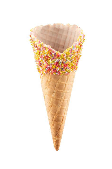 Marseille White Rainbow Waffle Cone (64) | Ice Cream Cones, Wafers, Mix ...