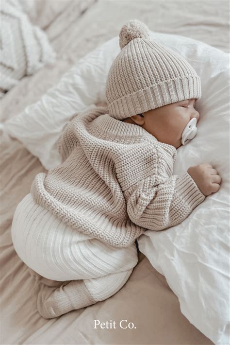 Neutral Baby Knitwear - White & Beige