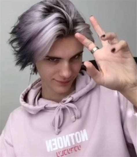 Boys Long Hairstyles, Mens Hairstyles, Short Dyed Hair, Colored Hair ...