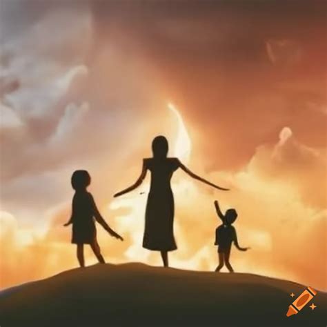 Image representing the eternal bond of family in lds faith on Craiyon