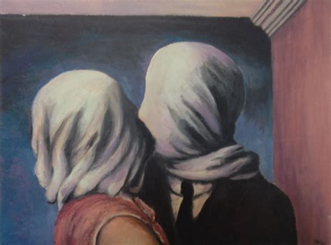 The Lovers(1928) - René Magritte | Óleo sobre lienzo, Bocetos, Cuadros