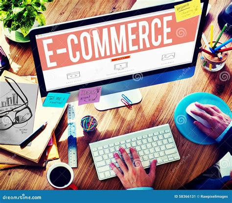 E-commerce Digital Marketing Networking Concept Stock Image - Image of ...