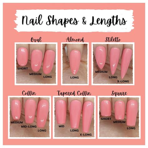 Different Types Of Fake Nail Shapes at Annie Burress blog