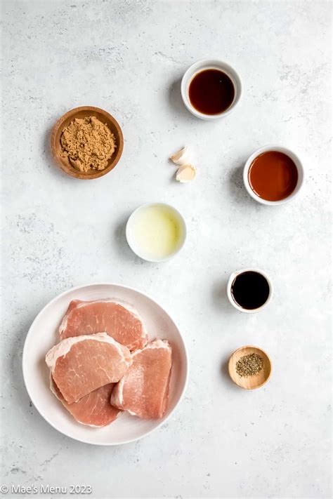 Pork Chop Marinade - Mae's Menu