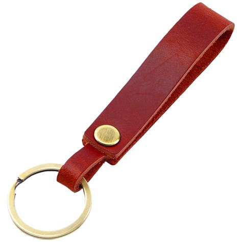 Genuine Leather Keychain, Leather Key Chain Holder for Men and Women ...