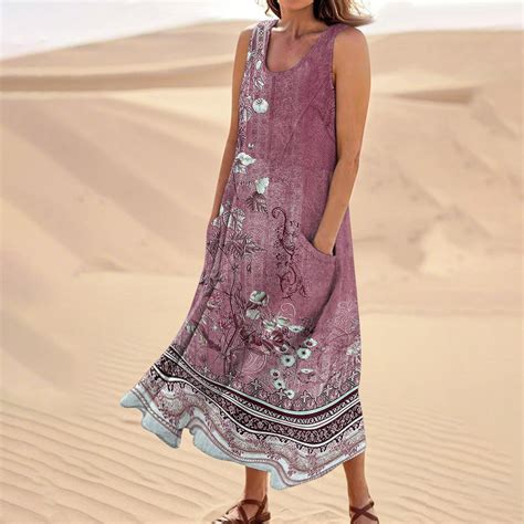 Petite Maxi Dresses for Women Petite Length Resort Wear Sleeveless ...