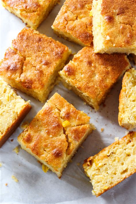 Cornbread with Creamed Corn and Jiffy Mix - Layers of Happiness