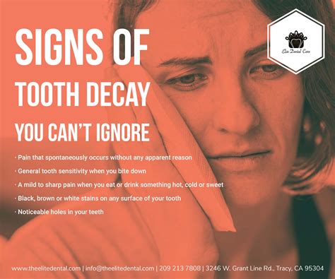 tooth decay signs (2) - Elite Dental Care