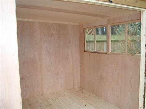 Plywood For Shed Lining at Jessie Simmon blog