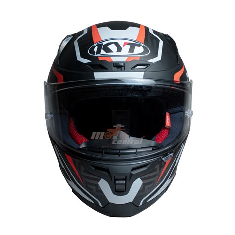 KYT Striker 2V #02 Matt Black Red Helmet– Moto Central