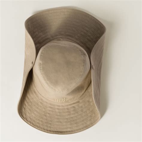 Beige Gabardine Cowboy Hat | Miu Miu
