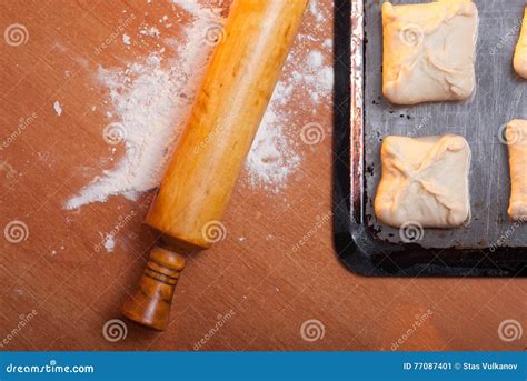 The Dough Used To Make Fresh, Stock Image - Image of cooking ...