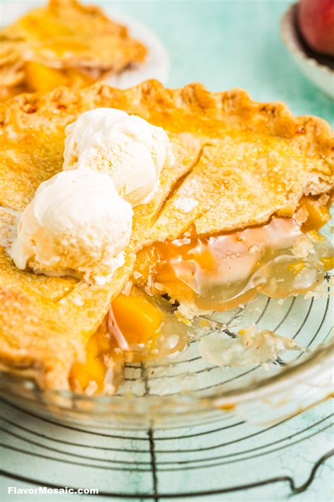Easy Canned Peach Pie Recipe - Flavor Mosaic