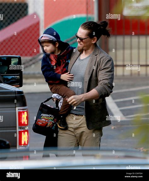 Shameless Actor Steve Howey picks up Son William Wolf from pre-school ...