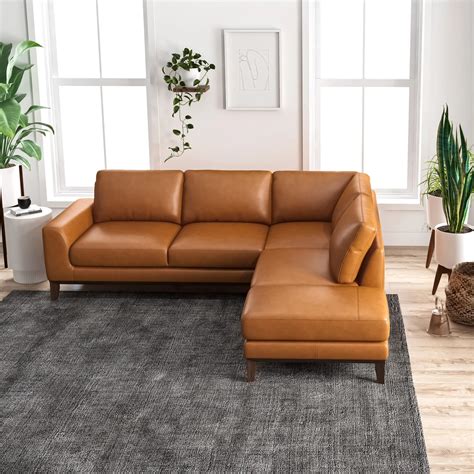 Mid Century Modern Leather Sofa Set | Cabinets Matttroy
