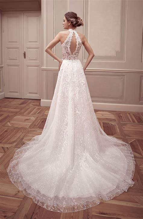 Vintage Brautkleider Mit Offenem Rücken Aus Spitze