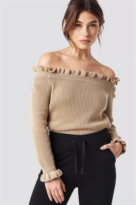Girl Sweater Off The Shoulder at Herman Dunlap blog