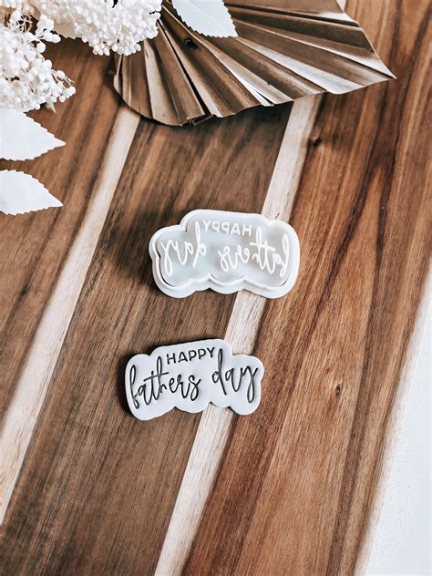 Buy The Happy Father's Day (Cursive) Cookie Stamp & Cutter Online | O ...
