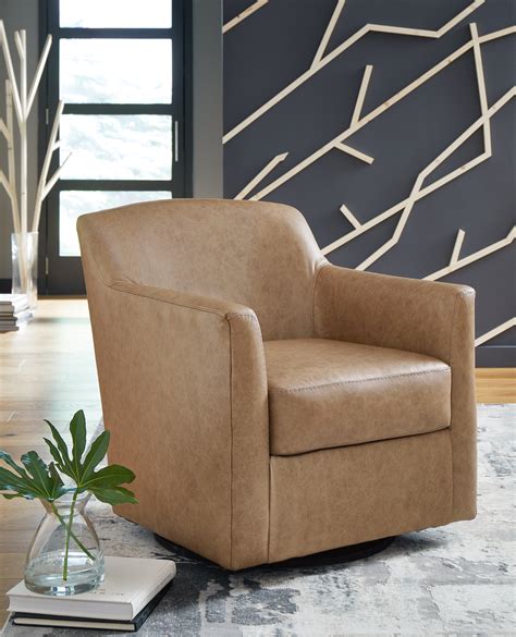 Bradney Tumbleweed Swivel Accent Chair - Luna Furniture from Ashley