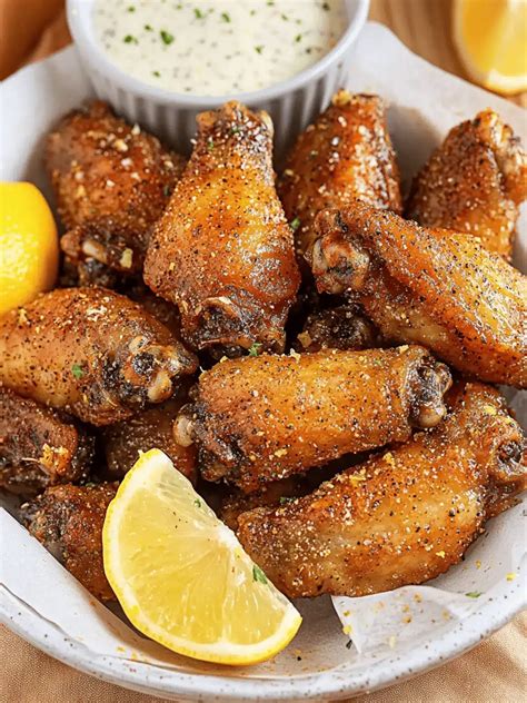 Crispy Lemon Pepper Wings That Are Irresistibly Delicious