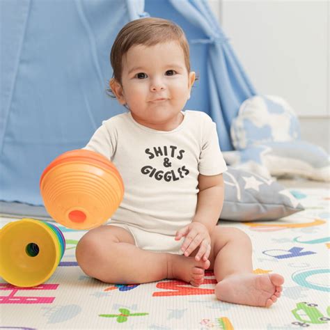 Shits And Giggles | Baby Bodysuit By Hey Wonder