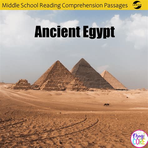 Ancient Egypt Differentiated Reading Passages - 6th-8th Grade | MagiCore