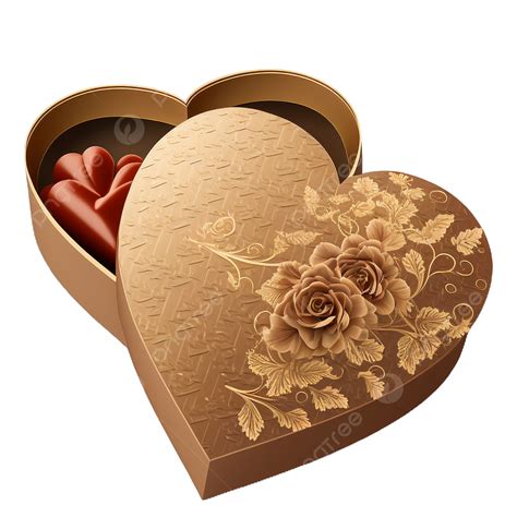 3d Happy Valentines Day Gift Box With Red Rose Flower Decoration ...
