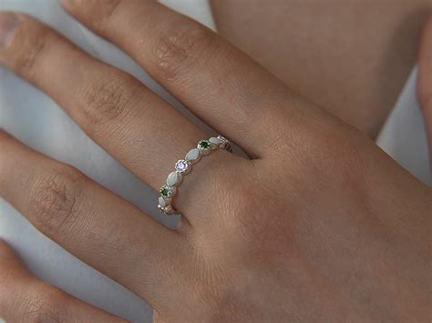 Infinity, Birth Color | Breast Milk Rings, Solid Gold Breast Milk ...