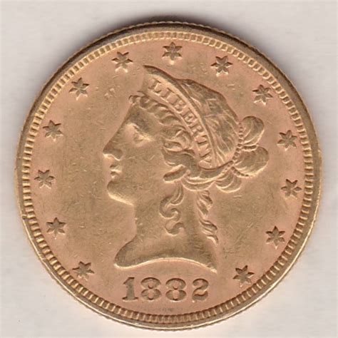 1882 USA Ten Dollars Gold Coin | Dorset Coin Company